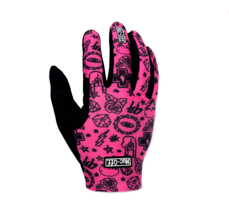 Muc-Off Summer Lightweight Mesh Rider Gloves In Pink