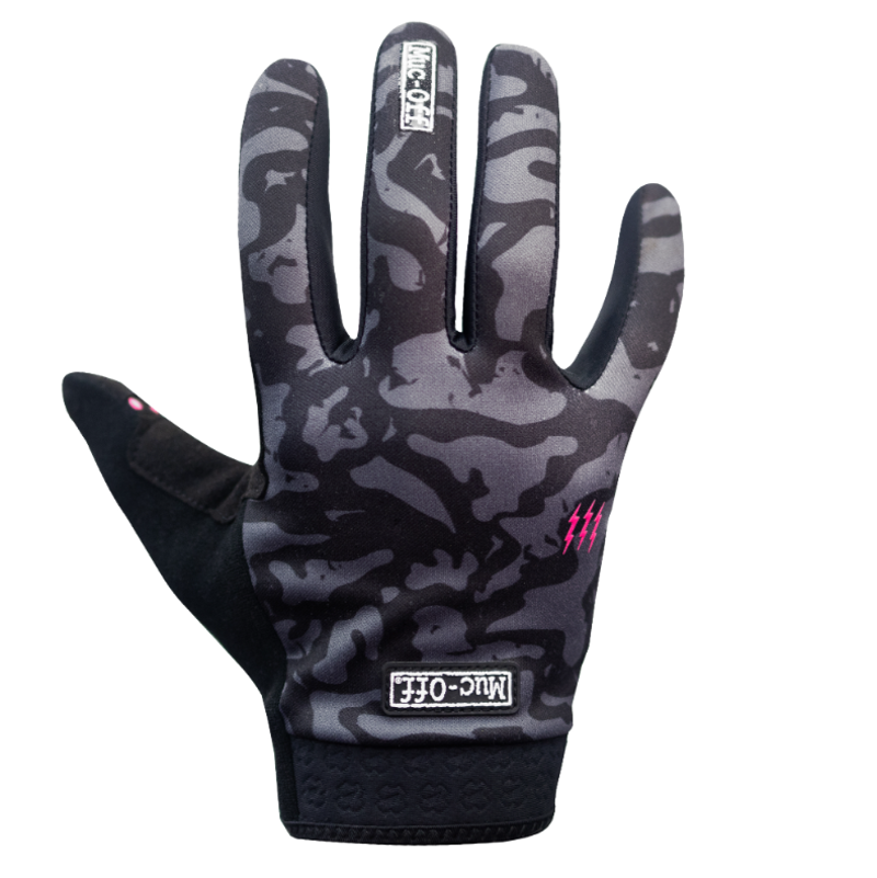 Muc-Off Rider Gloves in Grey Camo