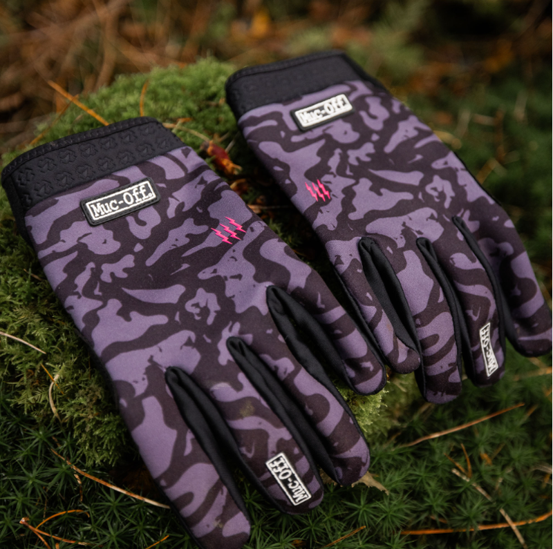 Muc-Off Rider Gloves in Grey Camo-3