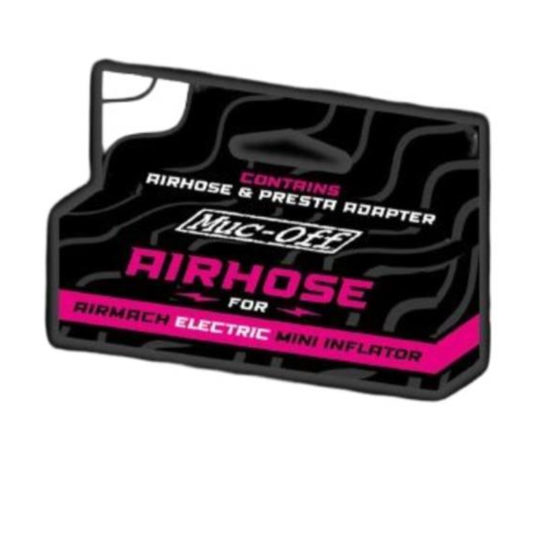 Muc-Off AirMach Electric Mini Inflator Air Hose in Black