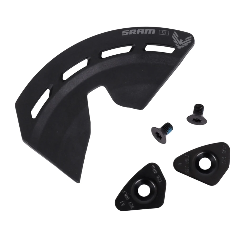 SRAM Single Impact Bash Guard Kit For X0 GX D1 Including 1 Impact Guard 2 Backplates 2 Guard Bolts