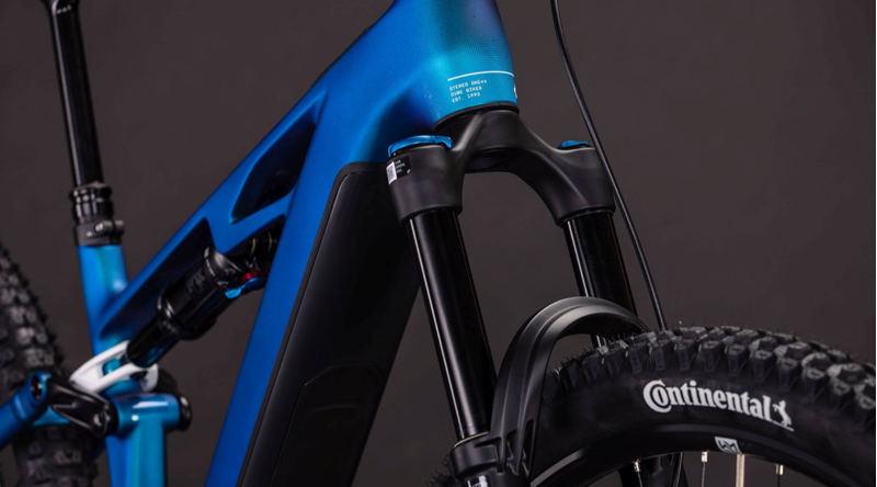 Cube Stereo Hybrid One44 HPC SLX 800 E-MTB in Nebula/White-5