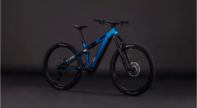 Cube Stereo Hybrid One44 HPC SLX 800 E-MTB in Nebula/White-6