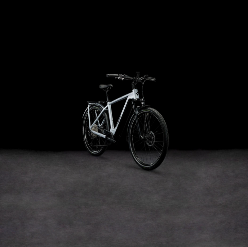 Cube Kathmandu Hybrid SLX 750 Trekking eBike in Polar Silver-7