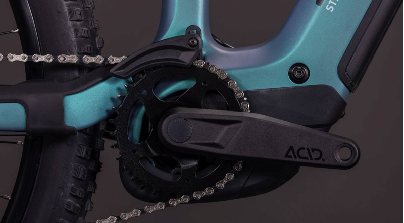 Cube Stereo Hybrid One44 HPC Race 800 E-MTB In Smaragdgrey/Prism-3