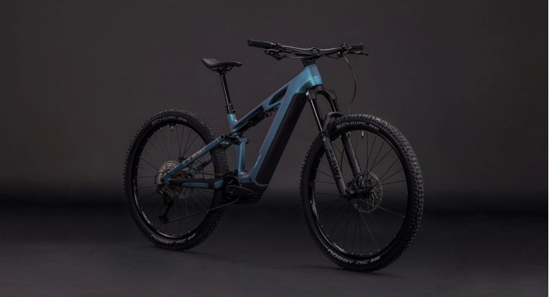 Cube Stereo Hybrid One44 HPC Race 800 E-MTB In Smaragdgrey/Prism-6