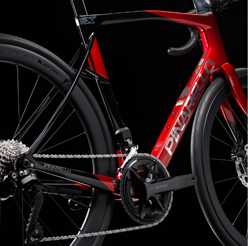 Pinarello X5 105 Di2 Starry Red Road Bike-6