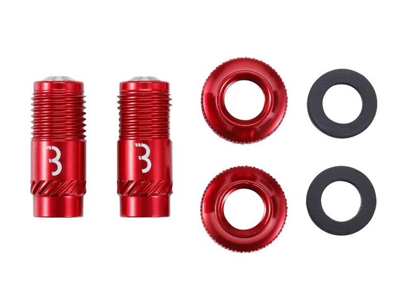 BBB CoreCaps Valve Caps 2pcs BTI- 165 Red-1