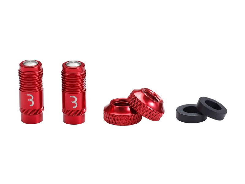 BBB CoreCaps Valve Caps 2pcs BTI- 165 Red-2