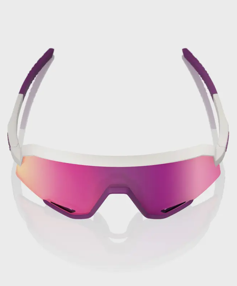 100 Slendale Glasses - Lens Chalk/ Purple Muilayer Mirror-3