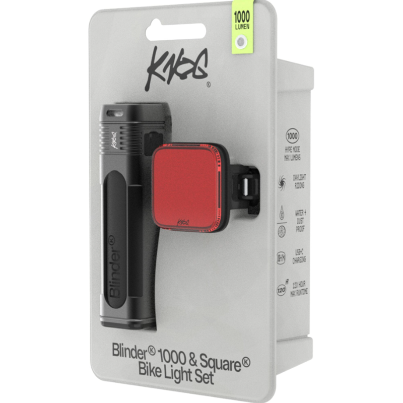 KNOG LIGHT Blinder Pro 1000 Blinder 100 Black twin pack-5