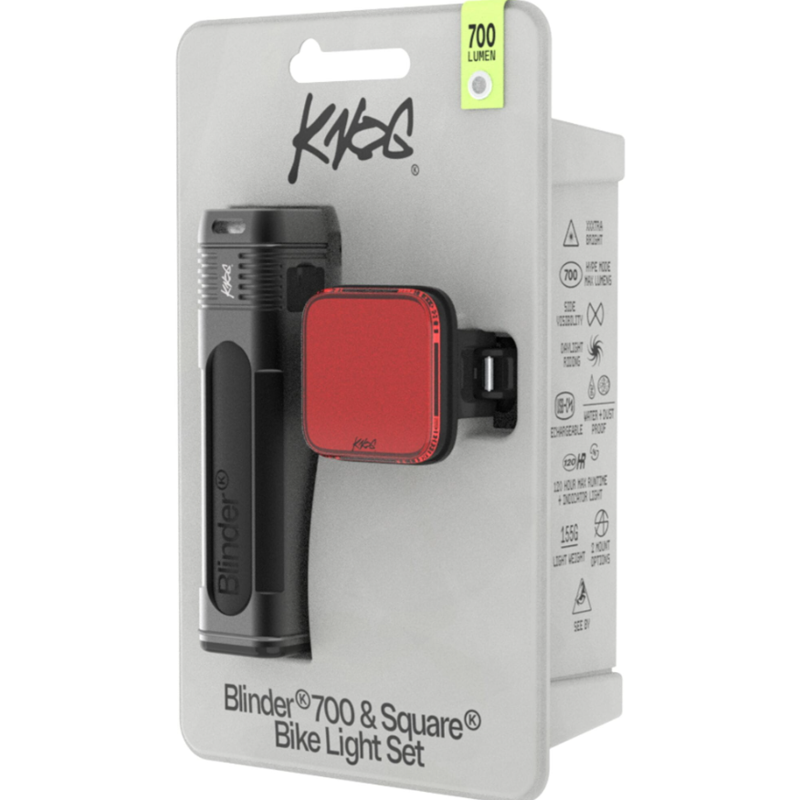 KNOG LIGHT Blinder Pro 700 Blinder 100 Black twin pack-5