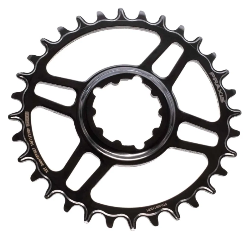 Praxis - Chainring - Steel DM NW 1x 30t 0mm Black 30 tooth