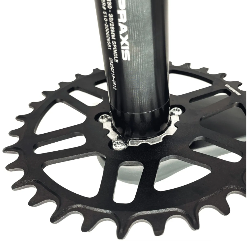 Praxis - Chainring - Steel DM NW 1x 30t 0mm Black 30 tooth-1
