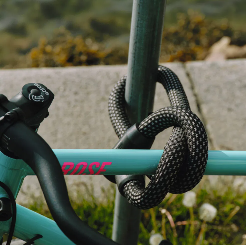 Abus Yarnit 4004K 4mm 85cm/2.8-ft Textile Lock w/ Key in Black-2