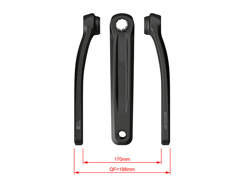 FSA Ebike Chainset CK-320 Bosch 27.5mm Black bni 27.5mm 1