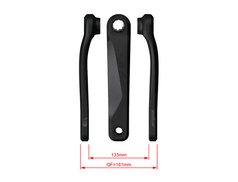 FSA Ebike Chainset CK-220 19.0mm Black isis 19.0mm 1