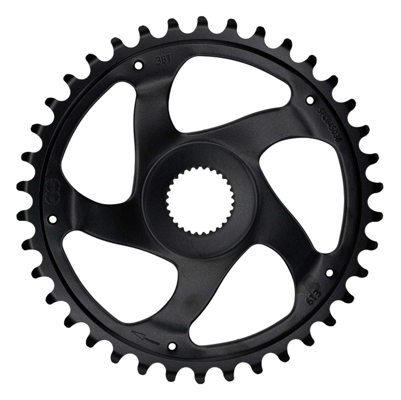 Bosch Gen 4 Super Narrow Chainrings Black 38t-1