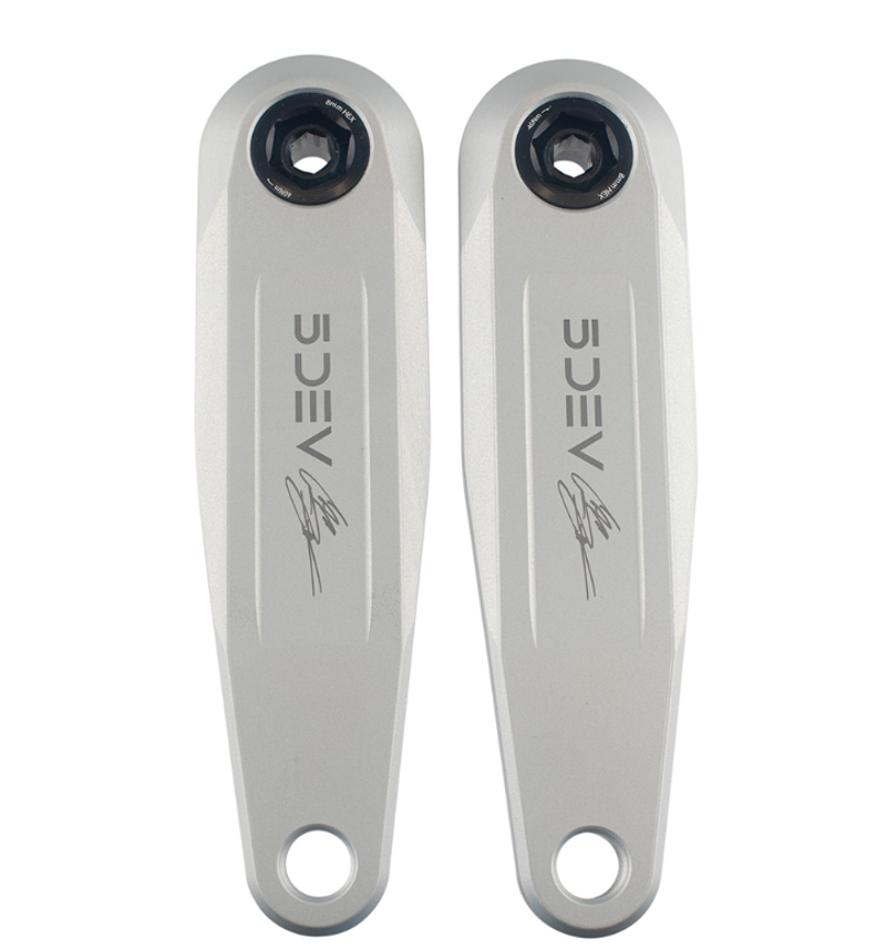 Cam Zink eBike Crank Arms - Bosch/TQ/Avinox/Gen 4 Levo Raw Silver 150mm