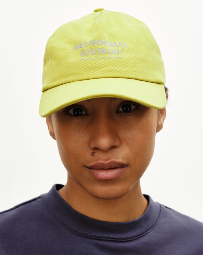 Pas Normal Studios Off-Race Cotton Cap - Moss Green-1