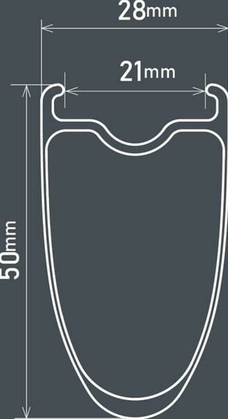 Shimano Dura Ace R9270 C50 TL Disc Road Wheelset - 700c-4