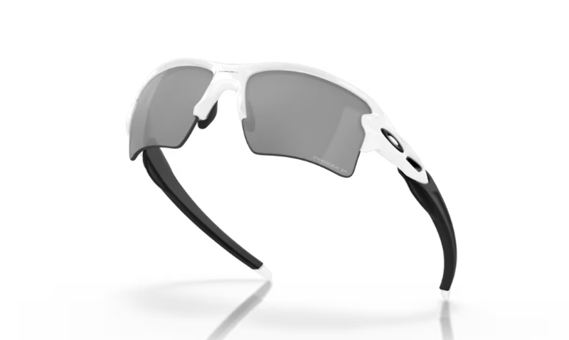 Oakley Flak 2.0 Xl - Prizm Black Polarized  Lenses/Polished White Frame-3