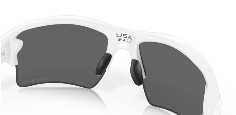 Oakley Flak 2.0 Xl - Prizm Black Polarized  Lenses/Polished White Frame-6