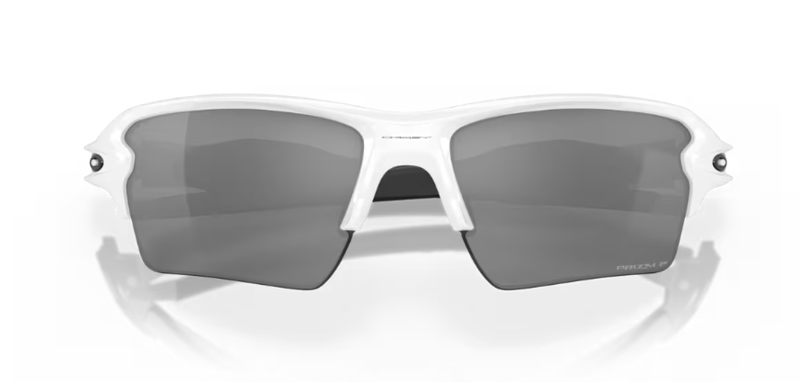 Oakley Flak 2.0 Xl - Prizm Black Polarized  Lenses/Polished White Frame-1