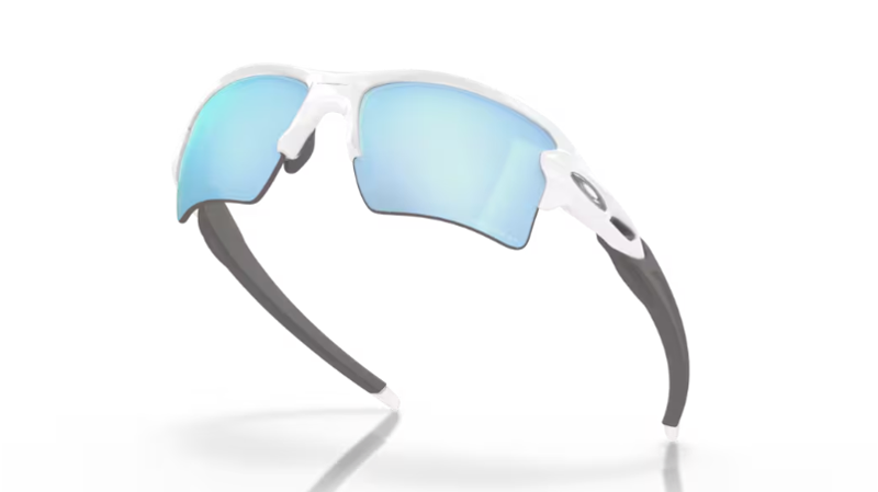 Oakley Flak 2.0 Xl  - Prizm Deep Water Polarized Lenses/Polished White Frame-4