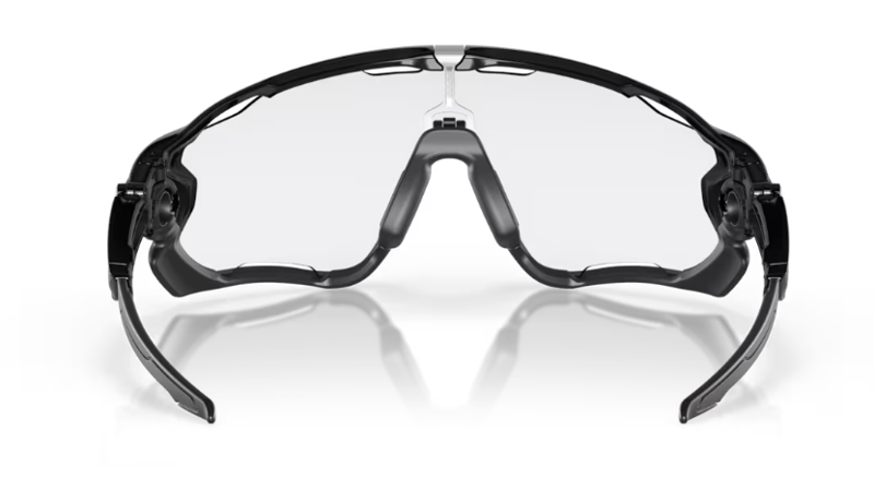 Oakley Jawbreaker - Clear To Black Iridium Photochromic Lenses/Polished Black Frame-4