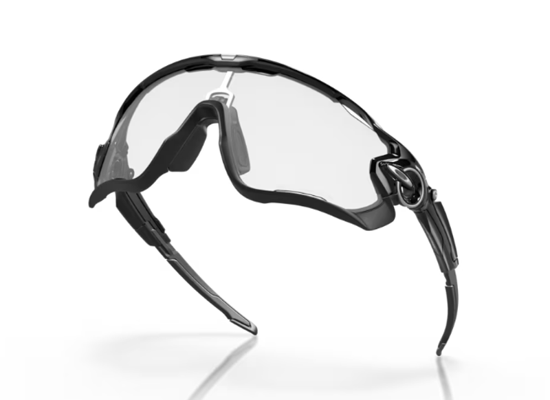 Oakley Jawbreaker - Clear To Black Iridium Photochromic Lenses/Polished Black Frame-5