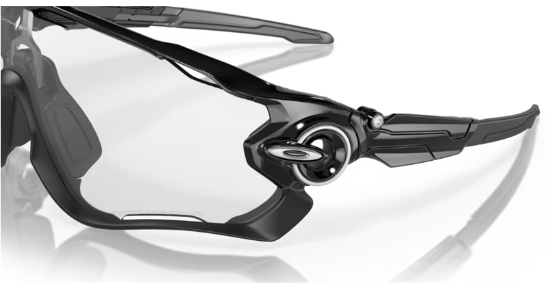 Oakley Jawbreaker - Clear To Black Iridium Photochromic Lenses/Polished Black Frame-6