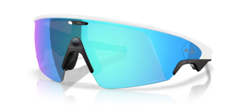 Oakley Vanguard Ai Glasses - White/Prizm Sapphire