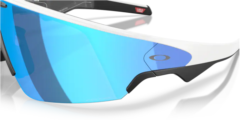 Oakley Vanguard Ai Glasses - White/Prizm Sapphire-1