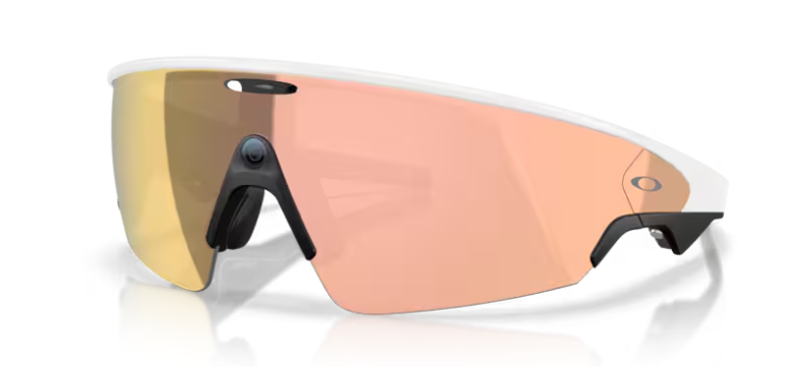 Oakley Vanguard Ai Glasses - White/Prizm Rose Gold