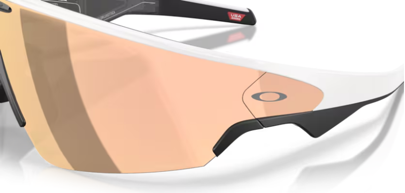 Oakley Vanguard Ai Glasses - White/Prizm Rose Gold-4