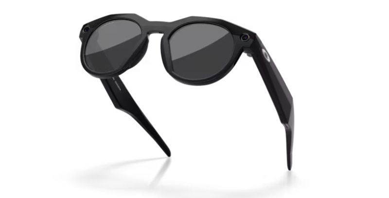 Oakley Meta HTSN Ai Glasses - Black/Prizm Black Polarized-3