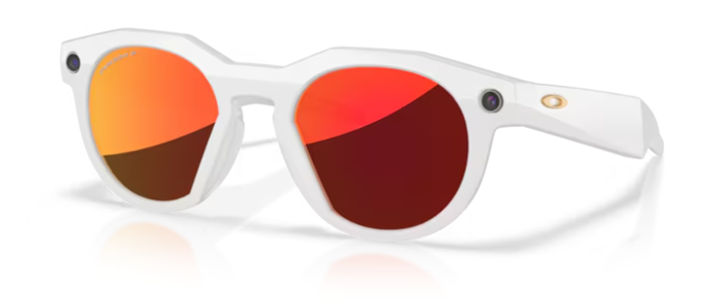 Oakley Meta HTSN Ai Glasses - Warm Grey/Prizm Ruby