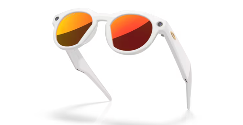 Oakley Meta HTSN Ai Glasses - Warm Grey/Prizm Ruby-3