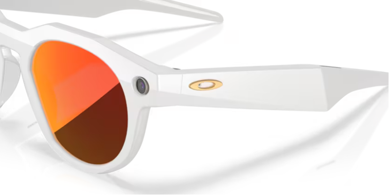 Oakley Meta HTSN Ai Glasses - Warm Grey/Prizm Ruby-4