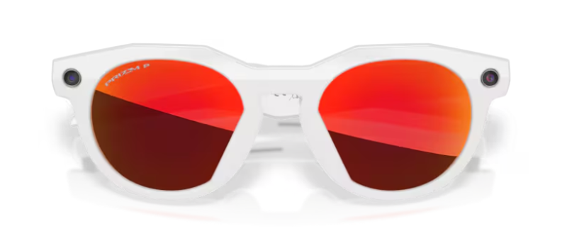 Oakley Meta HTSN Ai Glasses - Warm Grey/Prizm Ruby-7