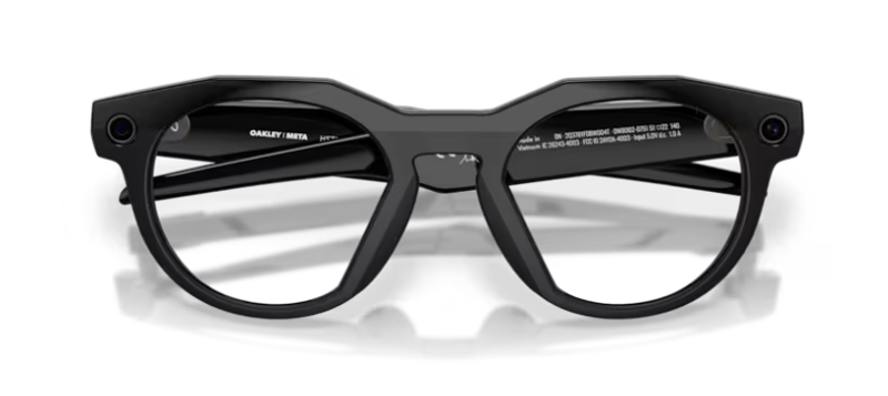 Oakley Meta HTSN Ai Glasses - Black/Clear-7