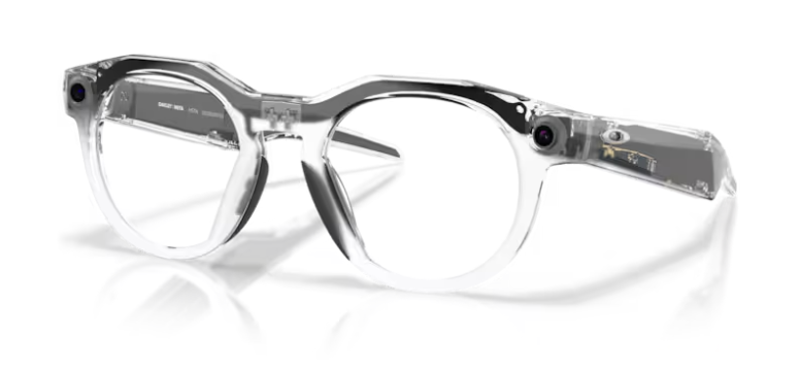 Oakley Meta HTSN Ai Glasses - Clear/Transition Grey