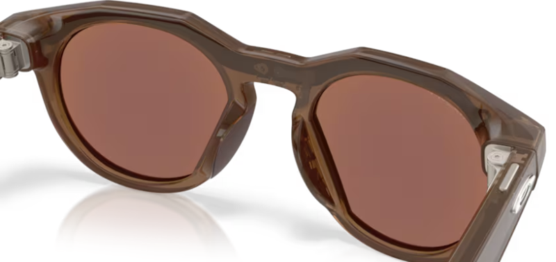 Oakley Meta HTSN Ai Glasses - Brown Smoke/Prizm Deep Water Polarized-5
