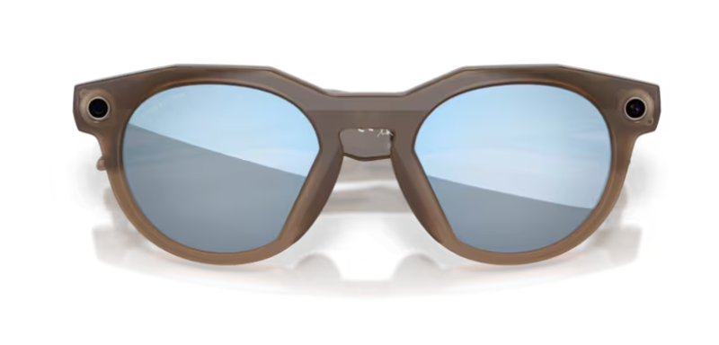 Oakley Meta HTSN Ai Glasses - Brown Smoke/Prizm Deep Water Polarized-7