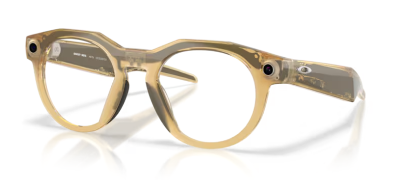 Oakley Meta HTSN Ai Glasses - Light Curry/Transition Brown-1