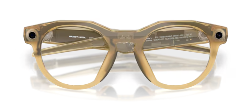 Oakley Meta HTSN Ai Glasses - Light Curry/Transition Brown-7