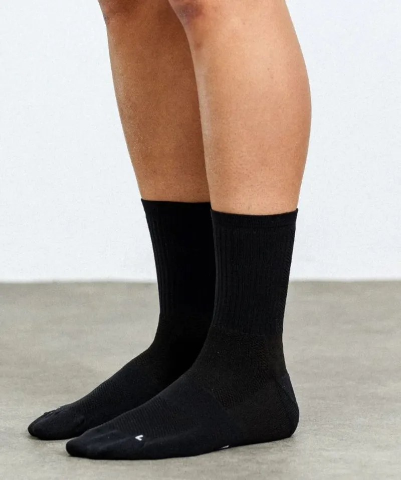 Pop running crew sock black-2