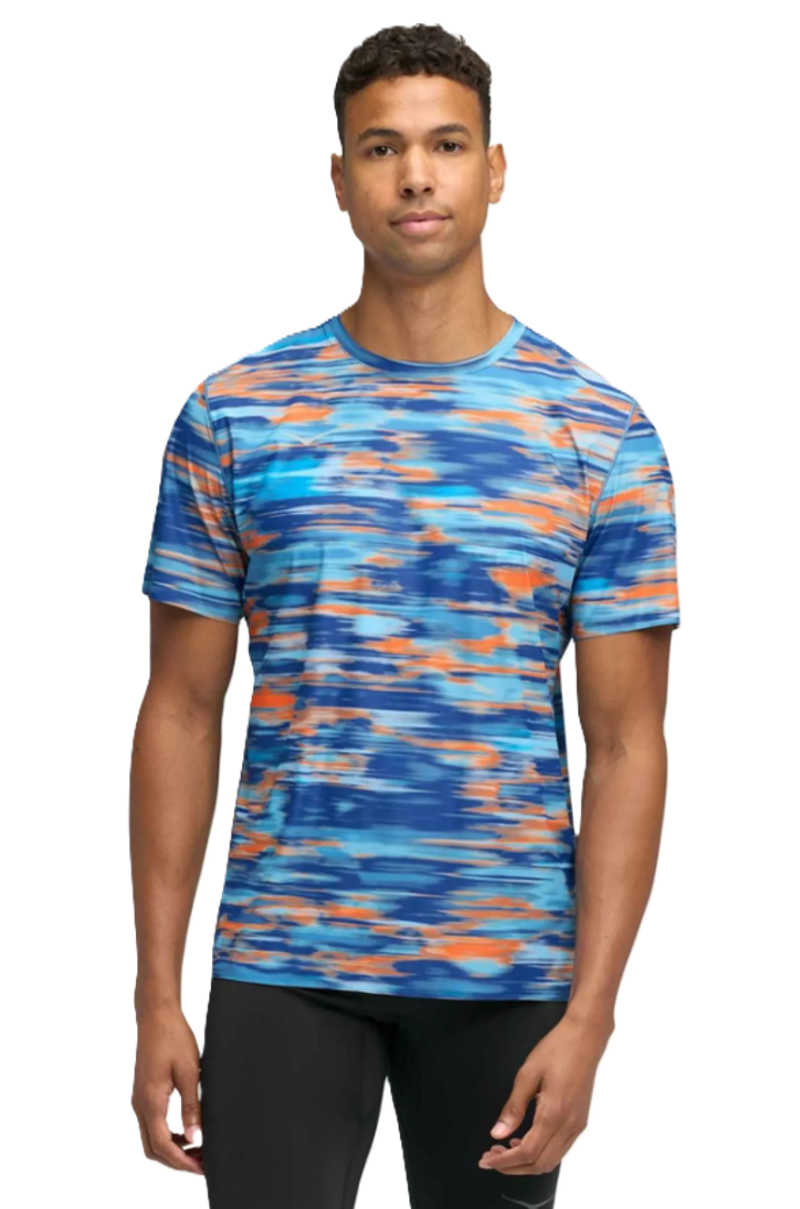 Hoka men's airolite 2.0 short sleeve - Blue