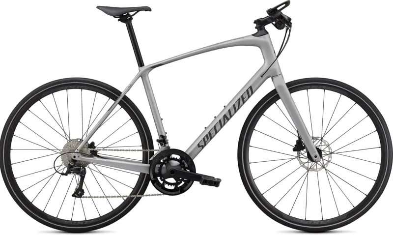 Specialized Sirrus 4.0 Carbon Hybrid Bike in Silver XXS
